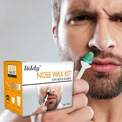 Luonnollinen lempeä turvallinen nopea nenävaha nenäkarvojen poisto miehille ja naisille