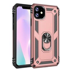 Shockproof rustning sag til iphone 11 pro med støttefod all inclusive dække steg guld rpc2927