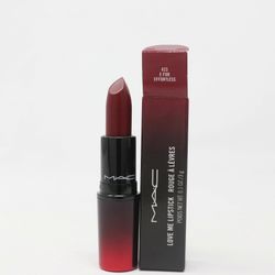 Mac Love Me huulipuna 0.1oz / 3g uusi laatikko Lepakkohengitys 0.1 oz