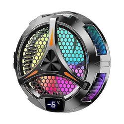 X42 tabletti jäähdytin tabletin jäähdytin RGB värikäs valaistus 10cm magneettinen puolijohdejäähdytin tuuletin tabletille