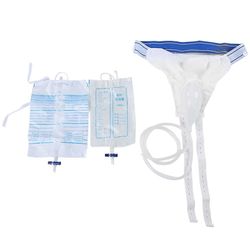 Miehet Naiset Silikoni Hengittävä virtsankerääjä Inkontinenssi Virtsaamislaite katetrillaMiehet Ikääntynyt atrofiatyyppi