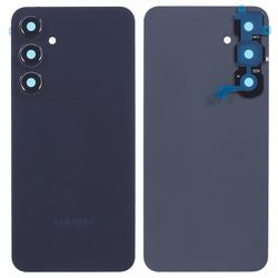 Samsung Galaxy A55 5G A556 akkukotelo kameran linssin suojuksella - musta