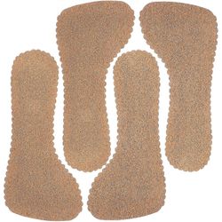 2 paria korkkipohjallisia Anti Shoe Inserts Itseliimautuvat pohjalliset kenkätyynyt