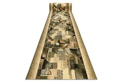 RugsX Runner BCF IMPRESJA oliven 100 cm grøn 100x180 cm
