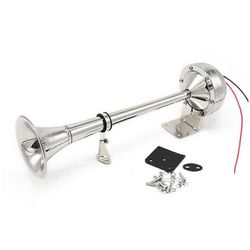 125dB yksiputkinen ruostumattomasta teräksestä valmistettu torvi jahdin torvi veneen torvi 12V sähköinen torvi auton muunnostorvi