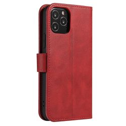 Iphone 12,12 Pro, Apple 11 læderklapetui Rød