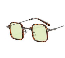 Langytx Kvinders solbriller Nye Hip-hop Punk solbriller Briller Small Box Square Retro Cross-border Ins Street Mænds solbriller SM4 Normal