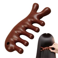 Gua Sha Tool Massagetafel, puinen kasvojen vartalohierontalaite, 11 cm monikäyttöinen terapia suihkuun tai salonkiin