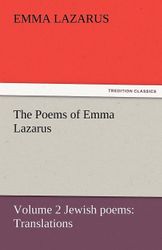 Emma lazarus' digte bind 2 jødiske digte oversættelser