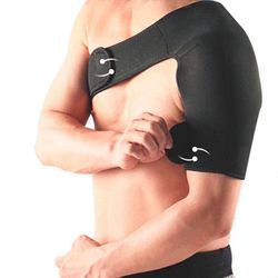 Skulderstøtte til smertebøjle til rotatormanchet og bursitis smertelindring, til kvinder / mænd med justerbare stropper til l / r skulder