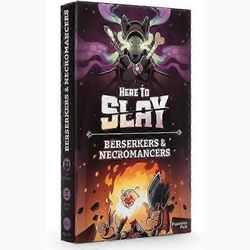 2025 Here To Slay Berserker & Necromancer Expansion Pack - Suunniteltu lisättäväksi Here To Slay -peruspeliisi