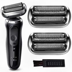 Vaihtopää Braun Series 7 sähköparranajokoneelle 73S, yhteensopiva S7-mallien 7020s 7025s 7085cc 7027cs 70 kanssa