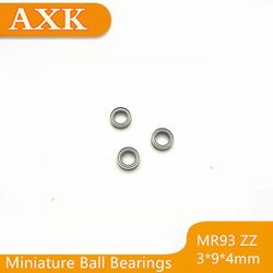 Særtilbud Begrænset Mr93zz leje Abec-1 (10stk) 3*9*4 mm miniature Mr93 Zz kuglelejer R-930zz Y04 Mr93z