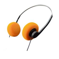 Hi-Fi-stereokuulokkeet, retro-over-ear-kuulokkeet, Walkman-kuulokkeet vintage-tunteet Underwire-kuulokkeet Hi-Fi-stereokuulokkeet Oranssi