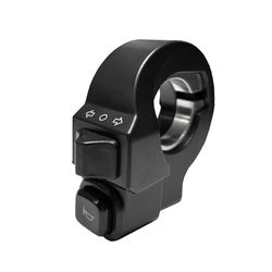 Ebike 2 in 1 sarvi suuntavilkkukytkinpainike sähköpolkupyörä moottoripyörä sähköpyörä sähköskootteri par Musta