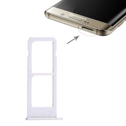 2 Sim-kortbakke til Galaxy S6 Edge Plus / S6 Edge+ Sølv