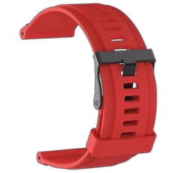 Suunto Traverse f26 silikoninen vaihtorannehihna Punainen