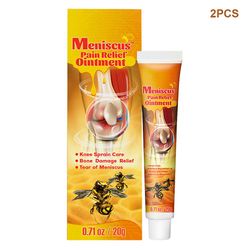 Meniski- ja nivelkipuja lievittävä voide - Ammattimainen olkapää-, polvi- ja alaselkäkipuja hoitava hierontavoide 2pcs