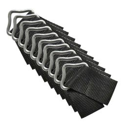 10kpl Quick Connect trampoliinikolmiorengas V-renkaat Erittäin luja solkijousi Uusi