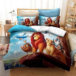 v221 Lakanat Lion Quilt Pussilakana Vuodevaatteet Tyynyliinat Lahja3-osainen vuodevaatesetti (1 pussilakana + 2 tyynypussia) y221 200x200cm 78x78in