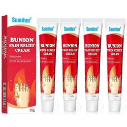 Vaivaisenluun lievitysvoide, Vaivaisenluun kipuvoide, Vaivaisenluun kivunlievitys nivel- ja varvaskipujen lievitykseen Jäykkyyteen 4pcs