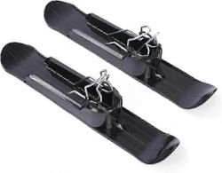 Kannettava hiihtokelkkakiinnitys rattaille, polkupyörille ja pyörätuoleille - Suksilevyn pyöränterät ulkoiluun lumella Edition a