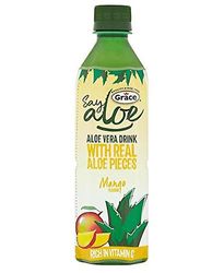 Grace Aloe Vera Drik 500 ml Mango (4 PAKKER) 4 X 500ML