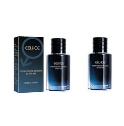 Eelhoe Herbal Perfume Fresh Light Fragrance Natural Lasting Fragrance Parfyme For små par Dating atmosfære 50ml 2pcs