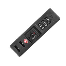 Kannettava Tsa tullikoodilukko PC matkatavaralukko sisäänrakennettu upotettu lukko varkaudenestoyhdistelmä lukko bla Musta 9.5X2.6cm