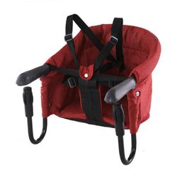 Nopea pöytätuoli vauvan syömiseen, helppo puhdistaa, vakaa vauvan ruokailutuoli 6 kuukauden - 3 vuoden ikäisille lapsille Classic punainen