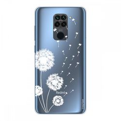 Crazy Kase Hull For Xiaomi Redmi Note 9 I Blød Silikone, Pissenlit Flower