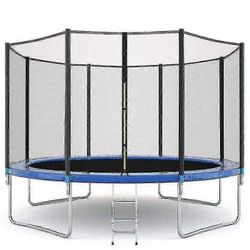 Top trampoliinin turvaverkko sisätiloissa ulkona kodin pomppija aikuinen sängynsuojaverkko-12 jalkaa