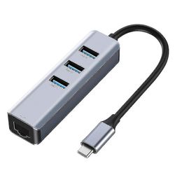 Wyrerr USB C til Ethernet-adapter, rj45 til usb C 3 / type-c Gigabit Ethernet LAN-nettverksadapter for Pro