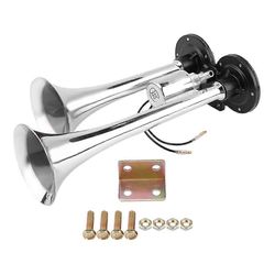 kuorma-auto junavene RV 150db erittäin kova dual trumpetti ilmatorvi kromi