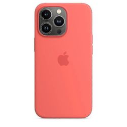 Silikonikotelo Iphone 13 Prolle Vaaleanpunainen Pomelo MagSafella