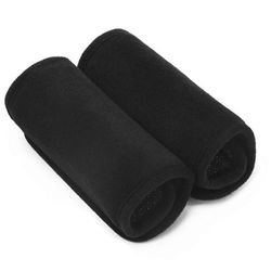 2 kpl pyörätuolin käsinojan tyynyjä, samettiset pyörätuolin käsinojan suojukset, liukumaton käsinojan suojustyyny Musta