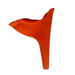 1pc Bærbare kvindelige kvinder vandladning Silica Gel Toilet Urin Enhed, Orange Color