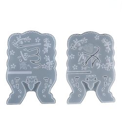 Zch Islamisk Koranen Holy Book Stand Holder Silikone Mold For Eid Ramadan Gaver B