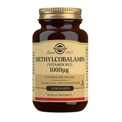 Solgar metyylikobalamiini 1000mcg Nugetit 30 (12586781)