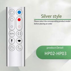 Koskee seuraavaa: Dyson HP00 01 AM09 6 HP01 DP03 TP02 -sarjan ilmanpuhdistimen siipi ilman tuulettimen kaukosäätimen vaihtoa HP02-HP03 Silver