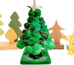 AIR Mini juletræ Magic voksende papir træ DIY Crystal Growing Kit (1PC)