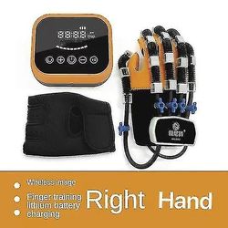 Hemiplegia Finger Rehabilitering Trainer Robot hansker Braces & Støtter Bone Care For Hand Training Høyre XL