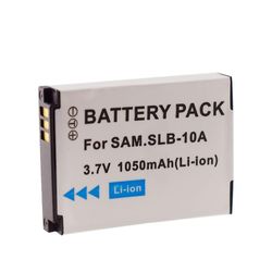 SLB-10a batteri kompatibelt Samsung L100 L110 L200 L210 L310w M100 M110 M310w kamera