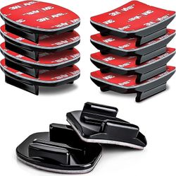 Liimakiinnityssarja ja 3 m tahmeat tyynyt Gopro Hero 10 9 8 7 6 5 4 Istuntokamerat. (10 kpl)