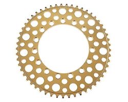 Foldbar cykel tandhjul Landevejscykel Negativ gear Enkelt tandhjul [guld] 56T