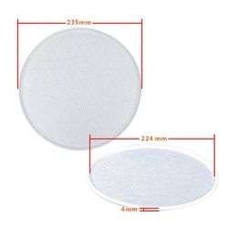 4/5/6,5 / 8 tuuman kattokaiuttimien kansi koristeellinen pyöreä metalliverkkosäleikkö kattokaiuttimet grillipidike kiinnitysalusta 6,5 tuuman valko...