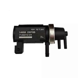 14956EB70A Turboahtimen solenoidiventtiili, turboahtimen ahtopaineventtiili, automaattinen Navara D40 R51 2.5-Good -malliin Musta