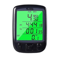 Cykel cykel cykel LCD computer kilometertæller speedometer med baggrundsbelysning