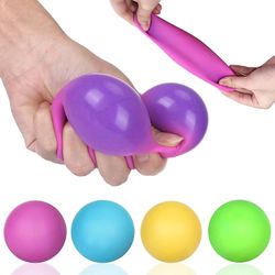 Stress Ball Color Endre for voksne og barn Stress Ball Dekompresjon Anti-stress Sensorisk Ball Stress Relief Sensorisk Soft Balls Anti-angst Stretc...