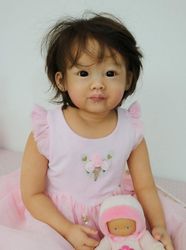 Genfødsel dukke 32inch kæmpe baby lille barn genfødt Leonie prinsesse pige realistisk dukke ufærdige dukke dele sød gave
